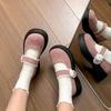 Fashion and Lightweight Open Instep Shallow Mouth Platform Single Shoes Women's 2025 New Summer Height Increase Skirt Mary Jane Single Shoes