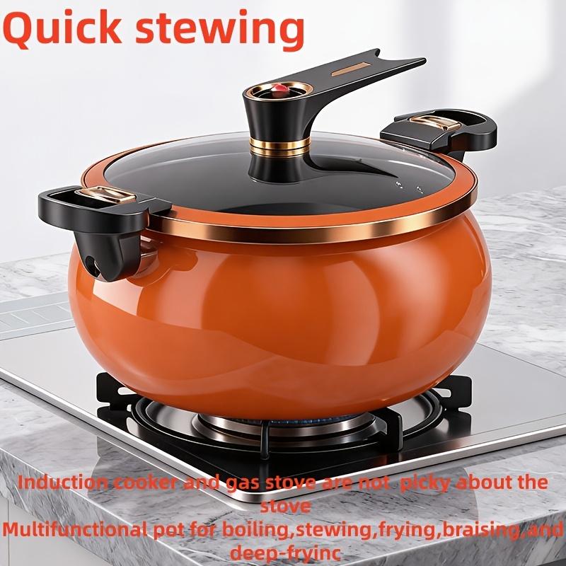 Olla para guisar; Olla de Esmalte; Olla de Cocina Multifuncional para el Hogar; Olla grande para estofado; Olla multiusos; Olla de Sopa Conveniente