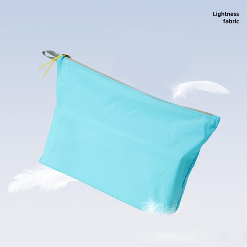 Water Resistant Travel Toiletries Bag Light Weight Nylon Outdoor Storage Pouches For Hiking Camping Travel Essential