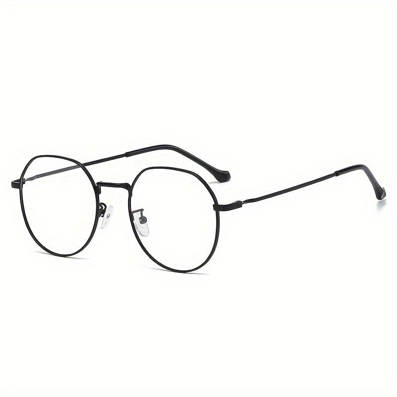 1pcs New Irregular Metal Glasses Frame for Men and Women Both Day and Night Anti-blue Light Photochromic Lenses