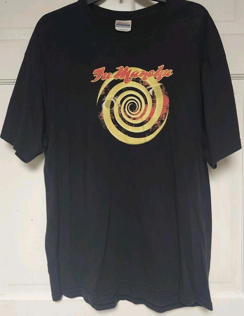 VTG Hanes Tag Fu Manchu Band WE MUST OBEY 2- Sided T-shirt, Men XL Unisex T-Shirt