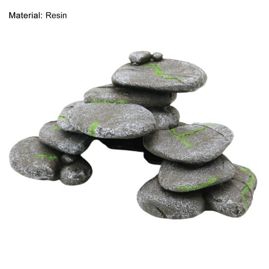 Aquarium Cave High Simulation Cobblestone Shape Landscaping Smooth Surface Exquisite Workmanship Catfish