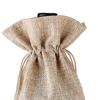 Red Wine Multicolor Linen Gift Wedding Burlap Wine Bags Champagne Pouch Wine Bottle Covers Packaging Bag