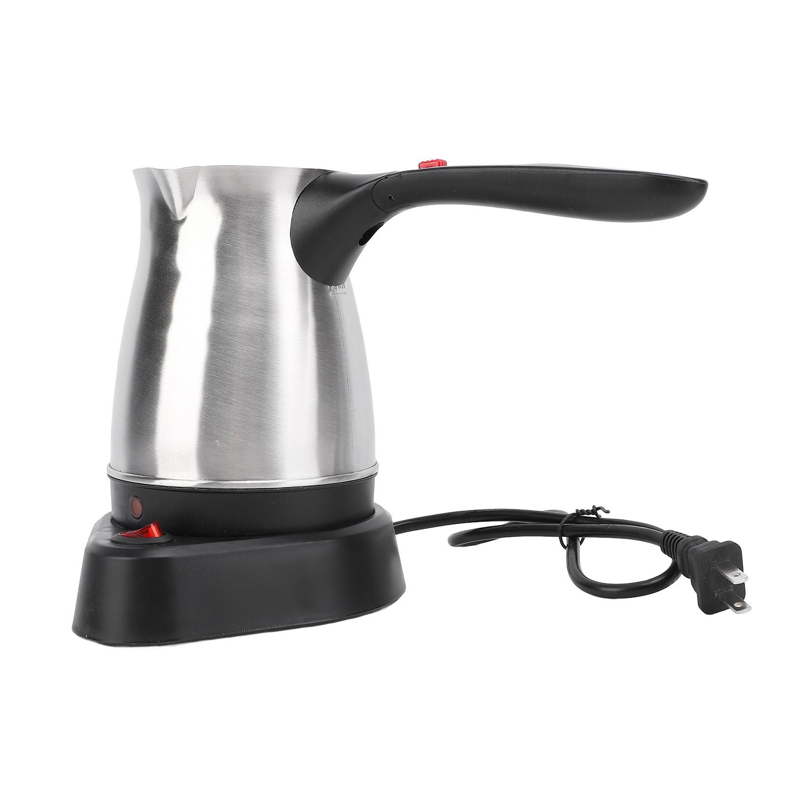 

Мини-кофейник с защитой от ожогов, быстрый нагрев, портативный электрический кофейник с ручкой для молочного чая 500 мл CN PLUG