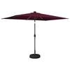 Garden Umbrella with LED Lights and Base 200 X 300 Cm
