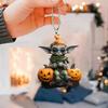 1/6Pcs Alien Hold Pumpkin Pendant Auto Decoration Halloween Festive Atmosphere