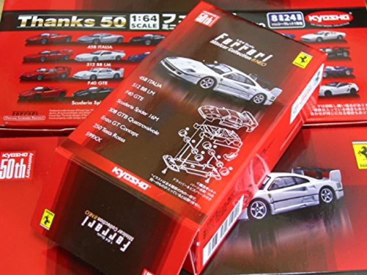Kyosho Ferrari Miniature Car Collection 8 NEO Circle K Sunkus Assembly Kit Enzo GT Concept Red Single Item 1/64