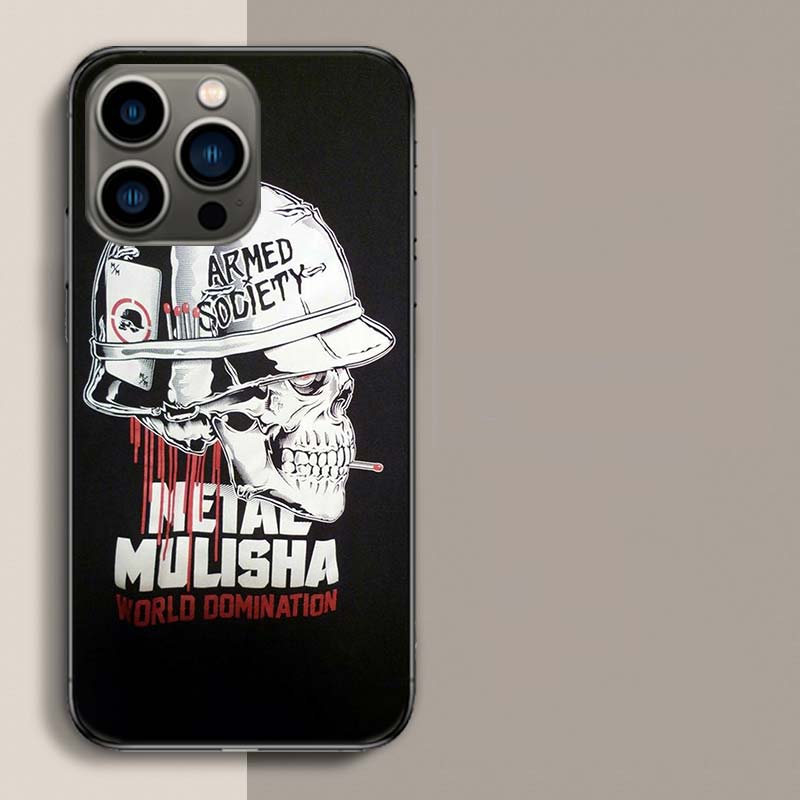 Motocross Metal Mulisha Phone Case For Apple Iphone 16E 16 17 Pro Max Air 15 Pro 14 Plus 12 13 Mini Cover Cute Fundas Si
