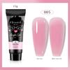 Colla per Estensione Nail Art UV Solida Senza Vassoio di Carta Estensione Rapida Modello di Cristallo Colla per Fototerapia Unghie Colla di Cristallo 15ml