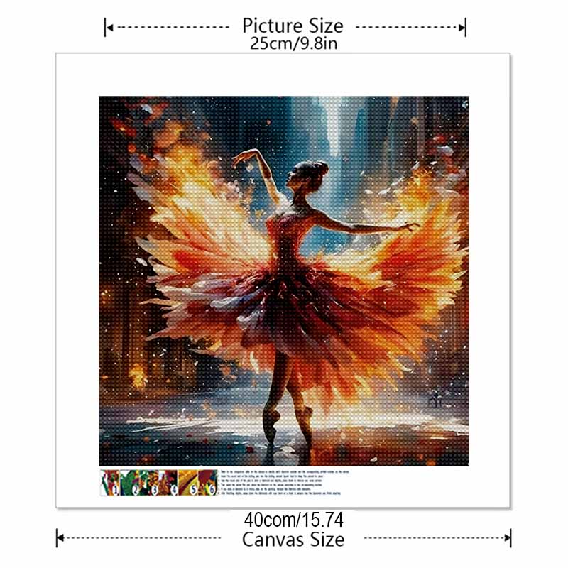 New Arrival 5D DIY Full Circle Diamond Painting "Dance" Embroidery Cross Stitch Home Decor Gift