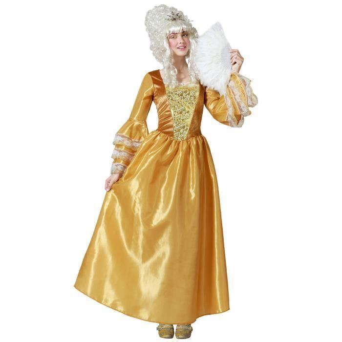 Déguisement Duchesse Baroque - ANGEL TOMAS, SA - Doré - Femme - Jaune - Pour Carnaval et Fêtes Vintage
