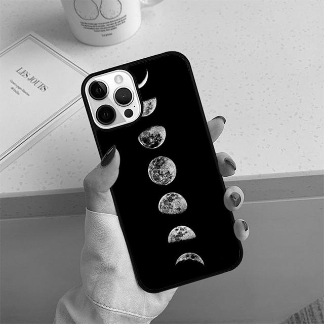 MOON PHASES Phone Case For iPhone 17 Air 14 15 16 13 12 Cover For Apple iPhone 17 Air 14 15 16 Pro Max 6S Plus Coque