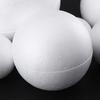 15Pcs 10Cm White Foam Ball Christmas Ornament Craft Material DIY Decor for Church School Home Holiday Party Educational