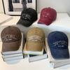 Hat New Style Spring and Autumn Wash Cloth Baseball Cap Embroidered Letter Baseball Cap