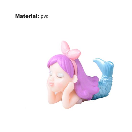 Fairy Doll Vivid Multi-Functional Environmental Friendly Mermaid Princess Miniature Figurines for Office