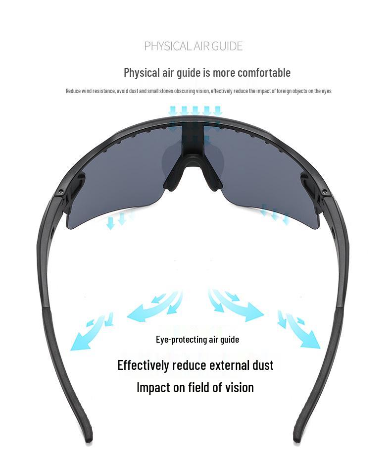 Unisex Dazzling Color UV Protection Cycling Sunglasses