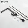 Kitchen Sink Faucet Space Aluminum Alloy Material Can Rotate 360 ° Hot and Cold Mixing Faucet