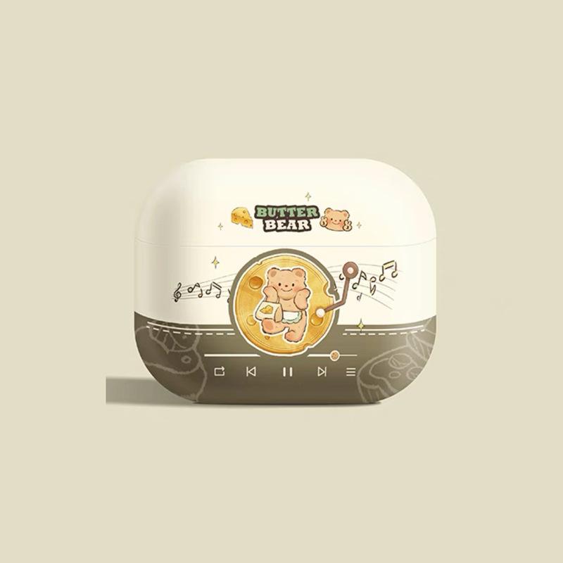 Applicable AirPods4 Protective Case Pro2 Apple 3rd Generation 4th Generation Earphone Case All-inclusive Wireless Bluetooth Earphone Case