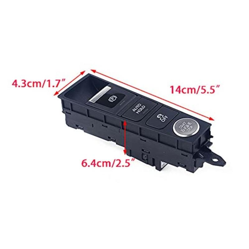 3AD927137B 21 P Electric Handbrake Switch Parking Brake Button For 2012- 2015 VW Passat B7 Passat CC 3AD927137 3AB927137D