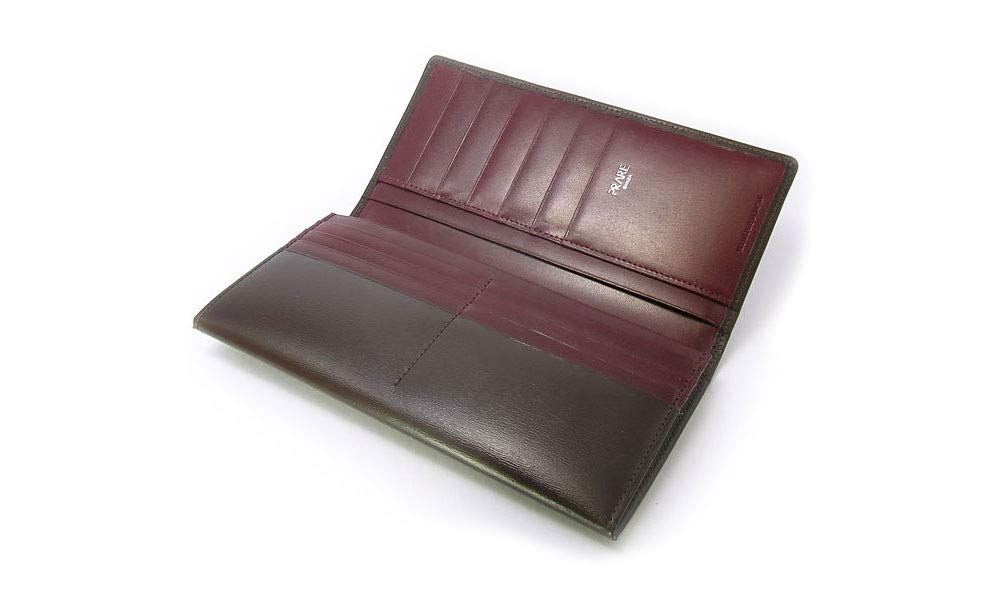 [Prairie] Venetian Box Calf Long Wallet, Prairie Ginza, Chocolate