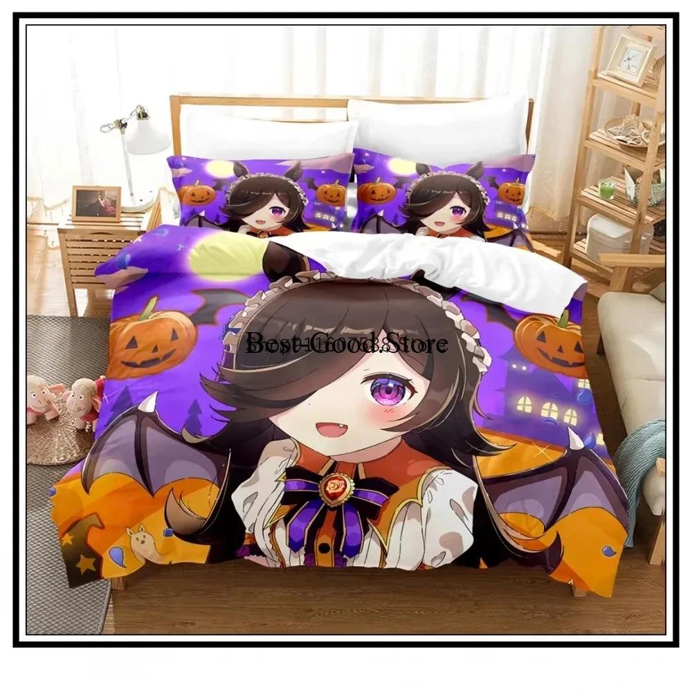 

Comforter Pretty Derby Bedding Set Soft Kids Comforter Cartoon Luxury Bedclothes De Home Custom King Size Bedroom Comforter (quilt)-EU Single(135*200cm)3pcs