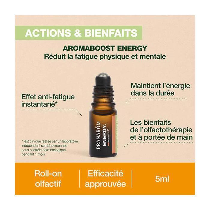 Pranarom Aromaboost Roller Energy Bio 5 Ml