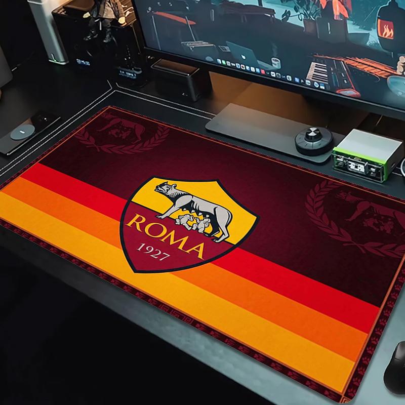 AS Roma Color Mouse Pad Large Gaming Table Cushion Non-slip Laptop Tablet Big Mousepad XXL Mat Mini PC Playmat With Lock edge