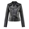 Herbst Frauen Frauen Faux PU Künstliche Leder Jacke Casual Lady Lange-sleeve Winddicht Wasserdichte Jacke Motorrad Streetwear