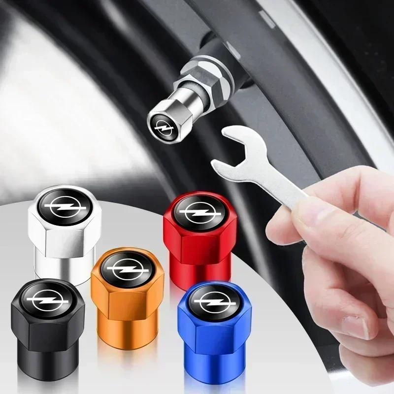 Q1022Q102Car Aluminum AlloyTyre Rim Stem Covers For Opel Astra G H J F K Insignia Vectra C D Zafira B Antara Corsa B E Mokka Accessorie