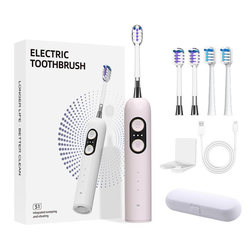 Cleaning Electric Toothbrush Upgraded To 50-degree Large-swing Arc Intelligent Servo Electrical Acoustic Wave Scanning and Vibration Integration