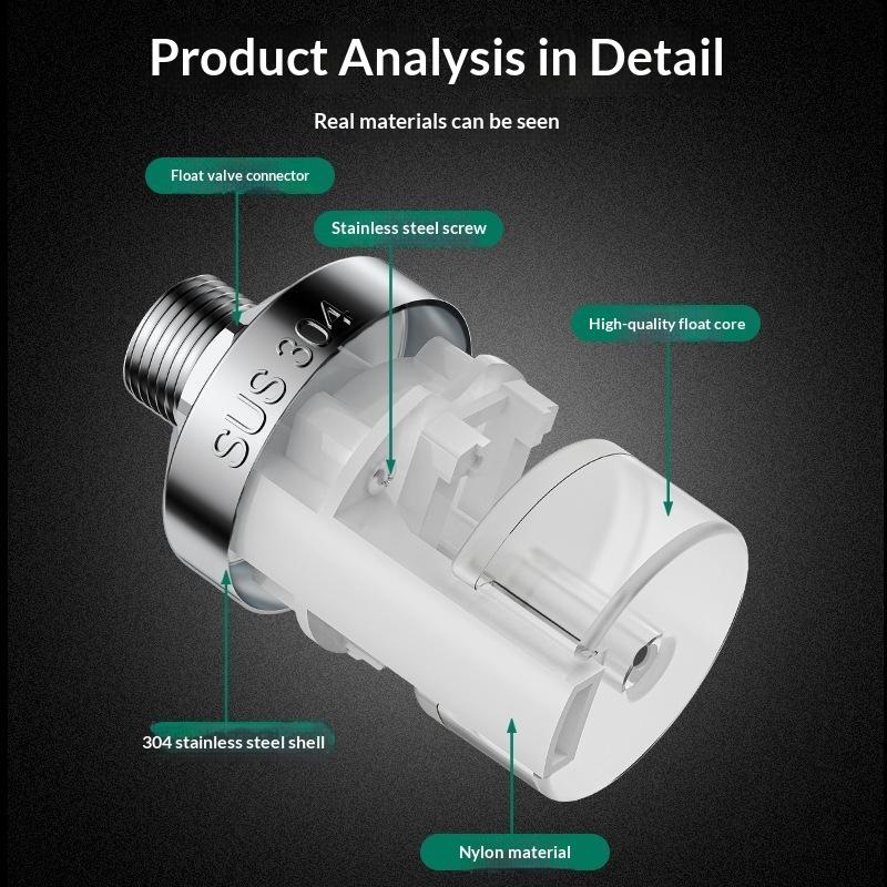 Robinet flotteur de contrôle automatique du niveau d'eau Résistant à l'usure Acier inoxydable 304 pour réservoir d'eau d'irrigation agricole