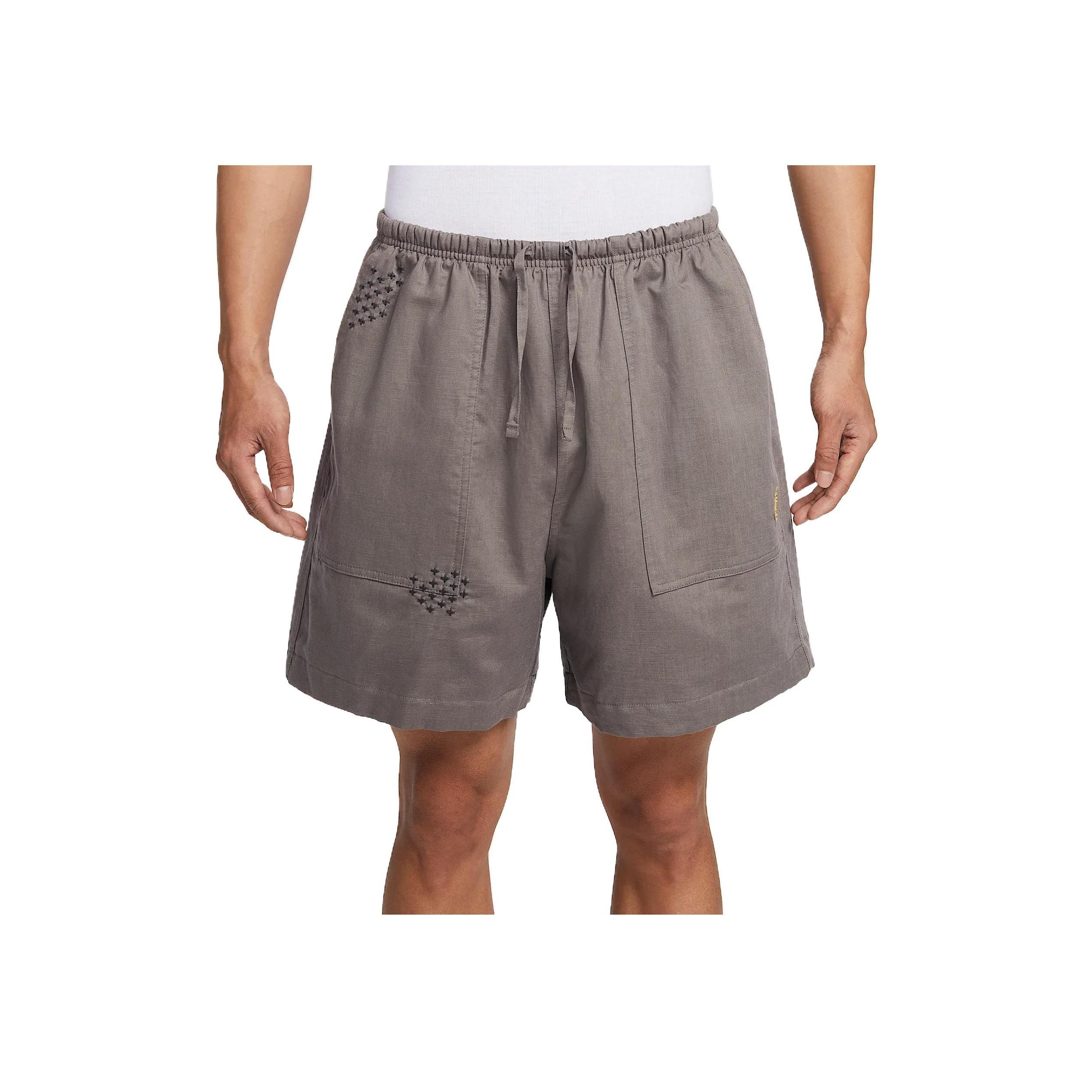 

Nike Swoosh Life Skin-Friendly Fashion Versatile Simple Three-Quarter Casual Shorts Men shorts Cave-Stone Coal HJ2979-289 XL