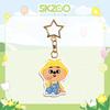Stray Kids SKZOO Kindergarten Acrylic Keychain, Cute Cartoon Star Clasp Bag Pendant, Kpop Fan Collection Gift For Stay