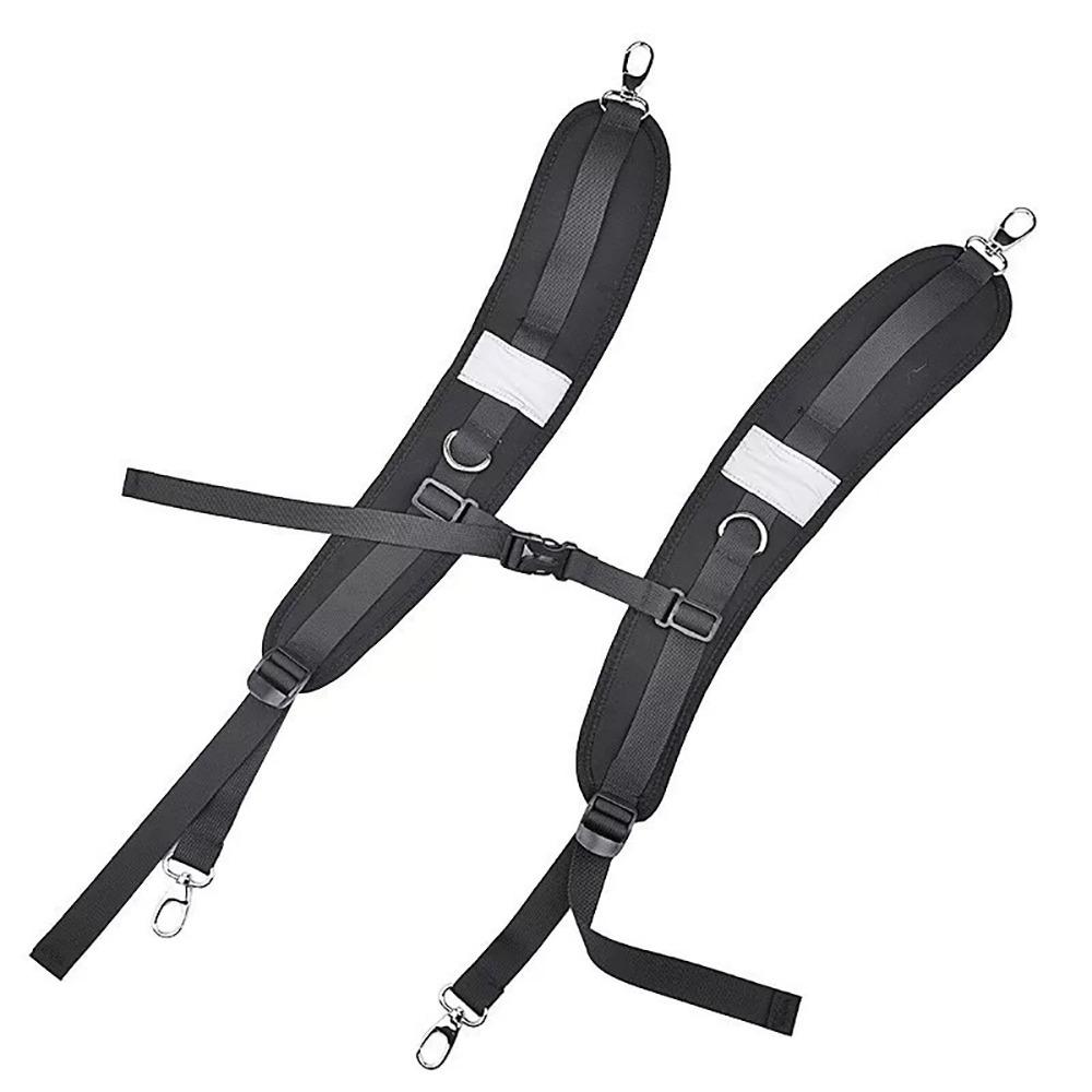 New Black Backpack Straps Oxford Cloth Shock Absorption Bags Shoulder Strap Adjustable Strap Travel
