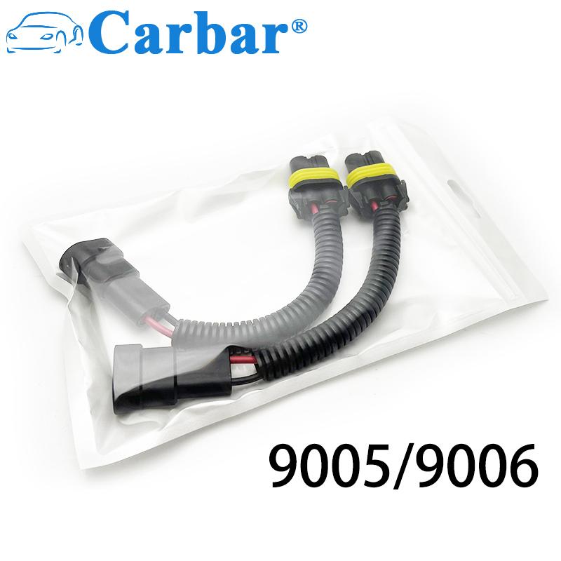 9005 HB3 9006 HB4 Female and Male Socket Adapters Wiring Harness For Headlights Fog Lamps Car Light Accessrios
