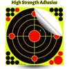 10pcs/set Self-Adhesive Splash Target Stickers Yellow Fluorescent Shooting Range Practice Targets for Gun Reaction Training