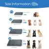 Self-Heating Pet Pad - Extra Warm Thermal Dog Cat Mat Washable Anti-Slip Kennel Crate Pad for Small Medium Pets