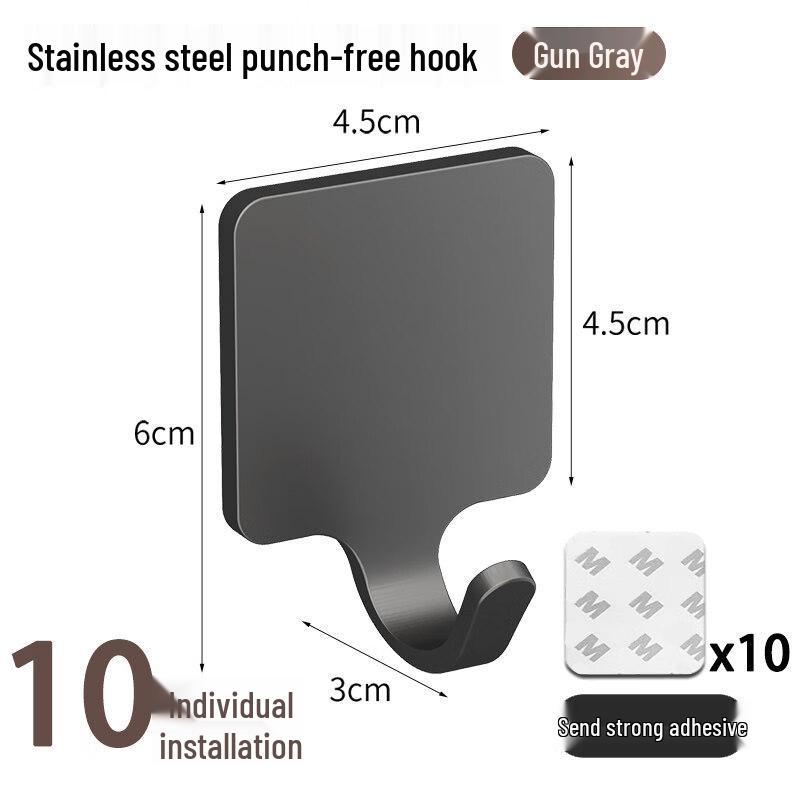 LIEI 304 Stainless Steel Self-Adhesive Hook