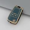 Car Key Case for Chevy Cruze Malibu Equinox Trax Buick Regal Encore Opel Astra Universal Leather Key Holder