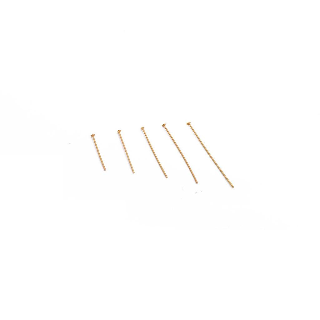 10/50Pcs Flat Head Eye Flat Head Pin Needles Beads Supplies for Jewelry Making Diy Accessories Earring
