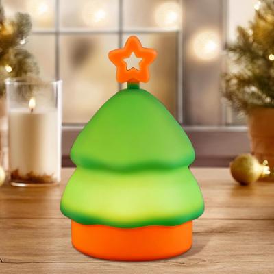 Desk Christmas Tree Lights 3 Levels LED Home Decor with RGB Christmas Table Lamp for Bedroom Bedside Desktop Tabletop Hallway