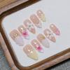 Hand-Painted French Carved Long Pointed Nails - Exquisite, Popular, High-End Wearable Art