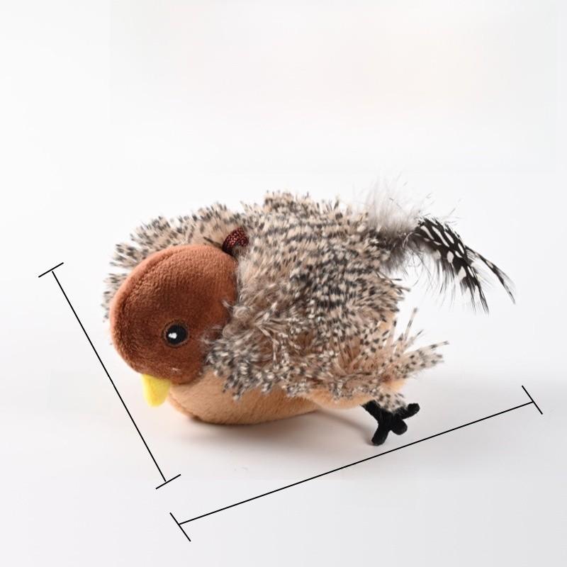 Interactive Plush Cat Toy With Sound And Motion For Indoor Play And Enrichment