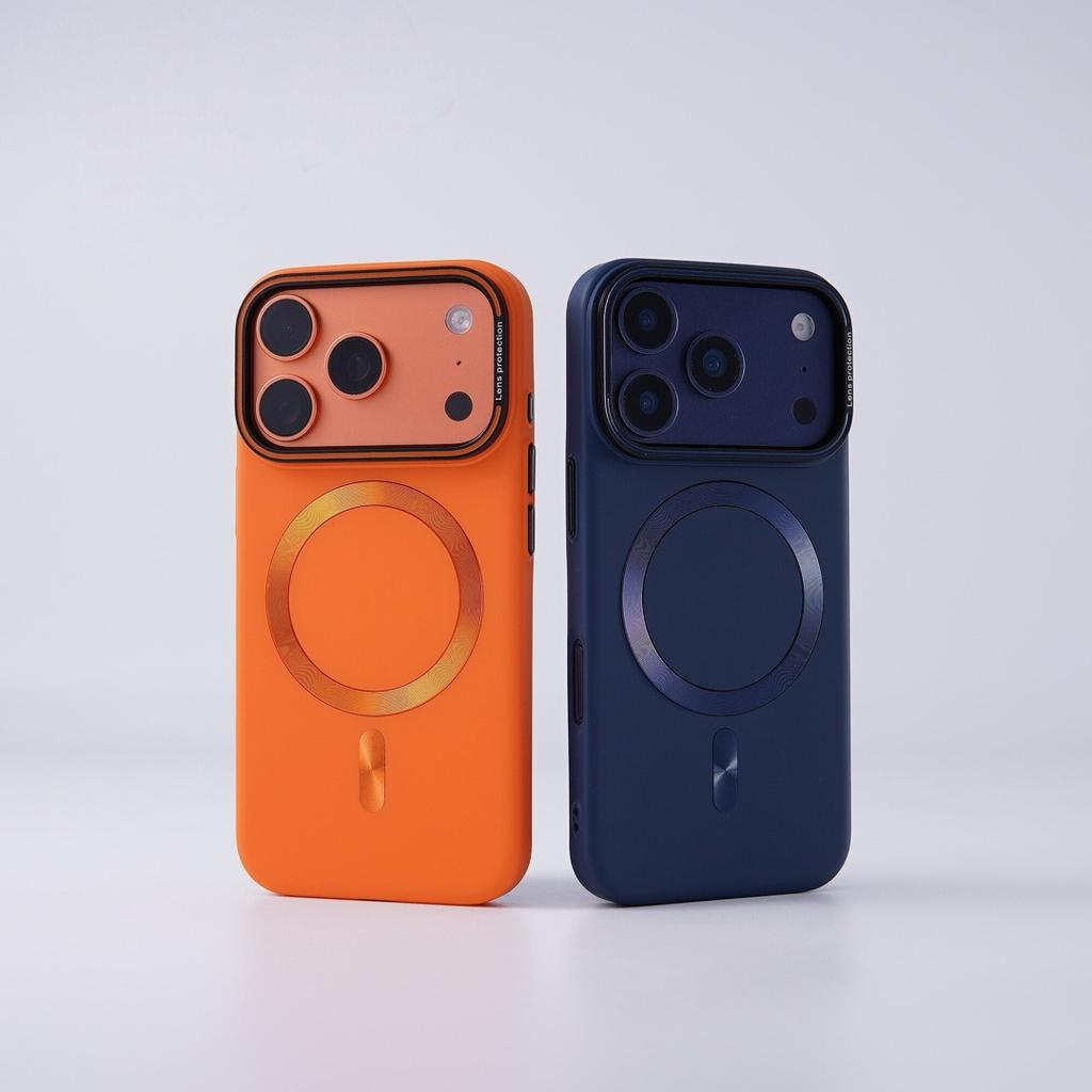 IPhone18PROMAX Solid Color Skin-sensitive Magnetic Mobile Phone Case Is Suitable for Apple 17 Ultra-thin and Simple All-inclusive 16.