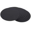8Pcs Thicken Cardboard Hand Painted Round Black Craft Paperboard Education Office Supplies