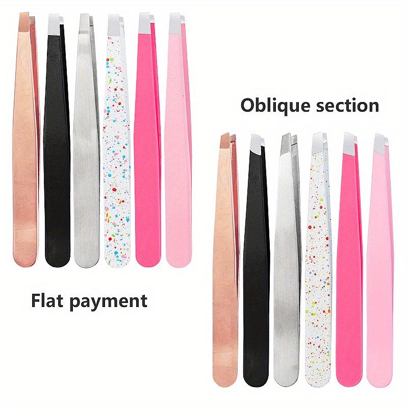 1Pc Eyebrows Tweezers Trimmer Professional Beard Eyelash Brow Face Hair Removal Tweezer Beautfy Makeup Stainless Steel Tools