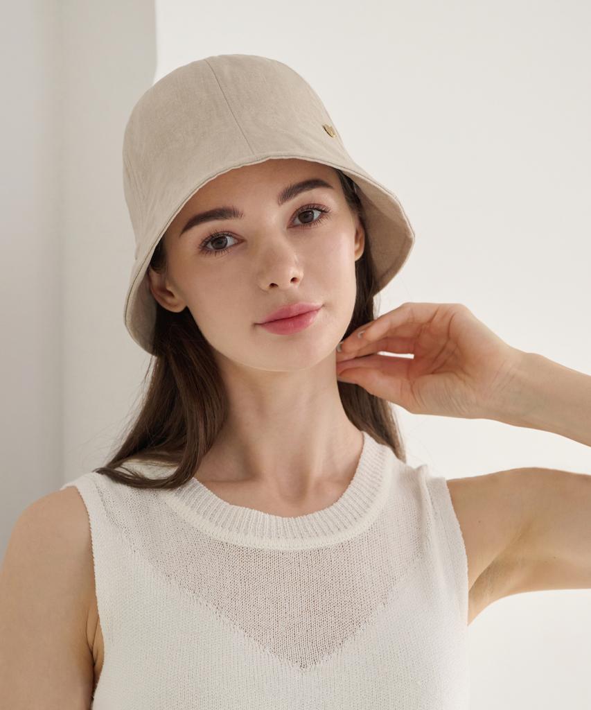 Koipeu Banded Cotton Bucket Hat Cf081Ht055