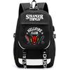 Stranger Things Peripheral Printed Student School Bag American Drama Peripheral Large Capacity Backpack Computer Bag