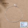 925 Sterling Silver Plain Chain Necklace for Women and Men - Thin, Choker Style, No Pendant