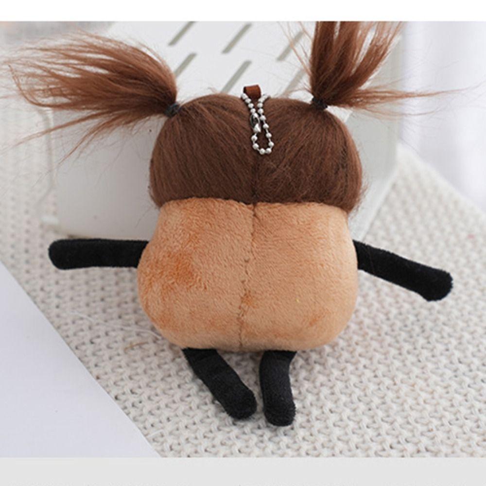 Fried Hair Potato King Big Mouth Girl Plush Keychain Big Mouth Girl Birthday Gifts
